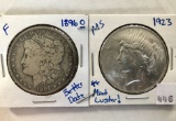 Morgan and Peace Dollars,