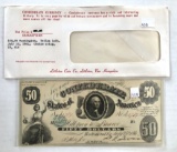 Confederate States note,