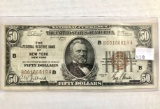 $50 National Currency note, series 1929,