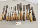 Large Assortment of Vintage lathe Tools,