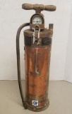 Vintage Pyrene Copper Fire Extinguisher,