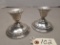 (2) Weighted Sterling Candle Sticks