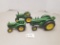 (3) Vintage Ertl John Deere Tractor Toys