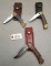 (3) Vintage Folding Knives