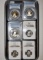 PCGS Slabs, NGC Slabs, dollars, quarters,