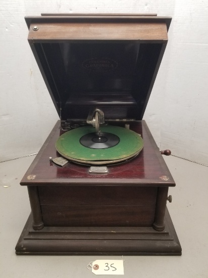 Columbia Grafonola Record Player