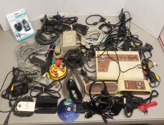 Large Assortment of Gaming Cables & More