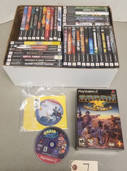 (40) Assorted PS2 Games