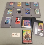 (12) Assorted NES Games