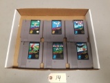 (6) Assorted NES Games