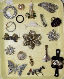 Pins, Rings, Mostly Vintage,