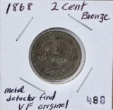 2 Cent Bronze,
