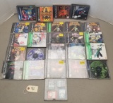 (23) Playstation Games & (4) Memory Cards