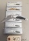 (6) New Maxam Liner Lock Knives