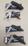 (4) New Smith & Wesson Folding Knives