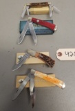 (4) New Rough Rider Folding Knives
