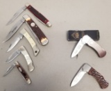 (7) Folding Knives Including Puma (Like New)