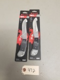 (2) New Ruger Hollow Point +P Folding Knives