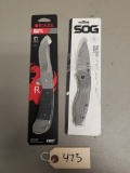 (2) New Folding Knives