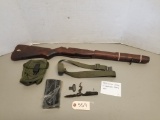 M14 Rifle Stock, Mag and Parts