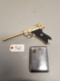 German Luger Replica and Swiss Cigarette Holder