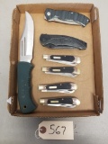 7 Assorted Schrade Knives