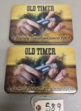 2 New Old Timer Collector Knife Sets