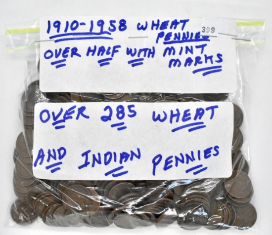 Wheat Cents, Indian Cents,