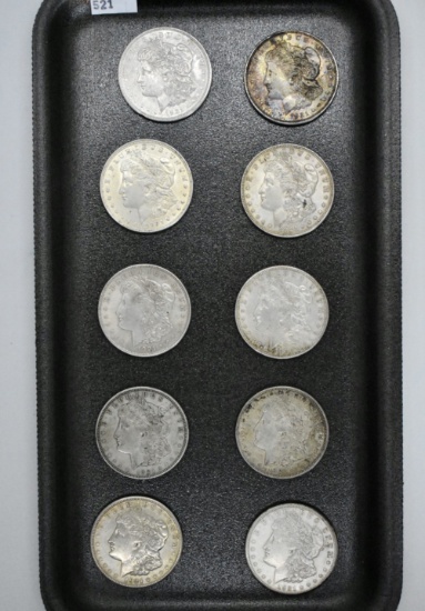 Morgan Dollars (10),