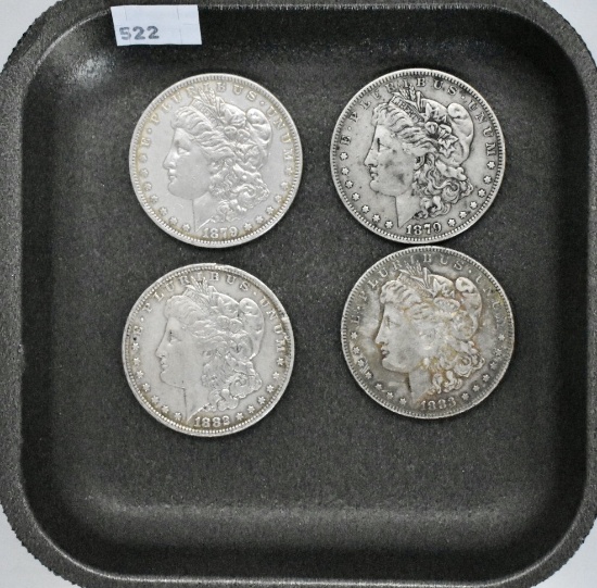 Morgan Dollars (4),