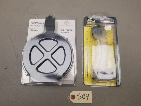 New Ruger 10/22 110 Round Drum Mag