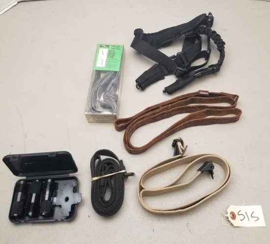 (5) Gun Slings & (1) 3-Piece 12 Ga. Choke Set
