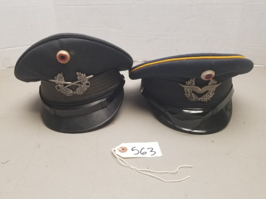 (2) Vintage German Military Hats