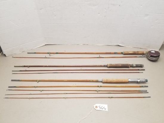 (3) Vintage Fly Fishing Rods