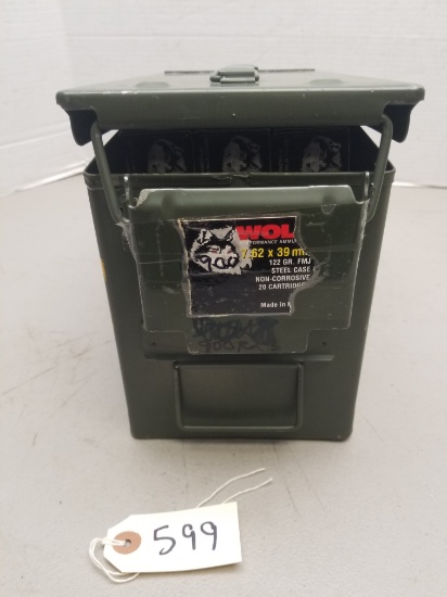 900 Rounds of Wolf 7.62x39mm Rounds