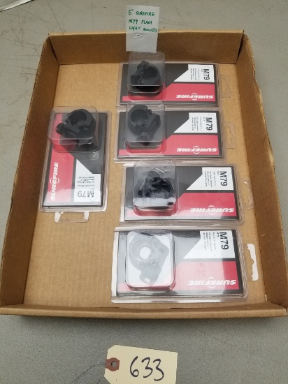 5 - Surefire M79 Flashlight Mounts (NEW)