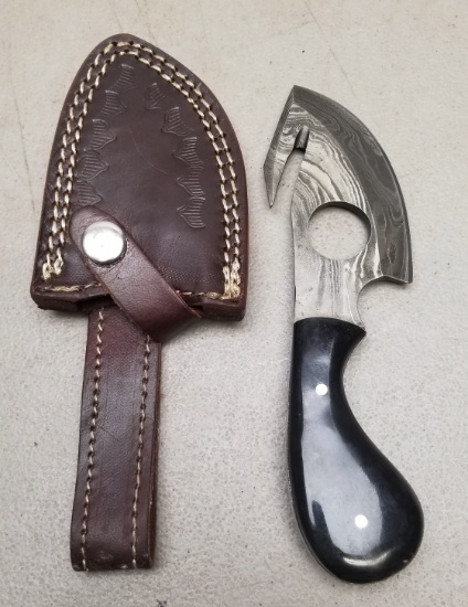 Handmade Custom Damascus Steel Fixed Blade Knife