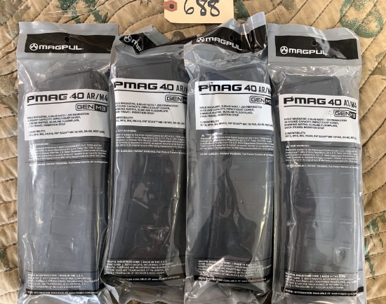 (4) Magpul PMAG40 Magazines