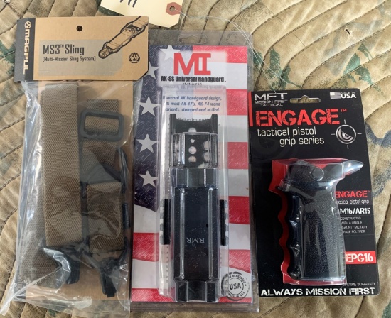 Magpul MS3 Sling, AK-SS Handgaurd, & MFT Grip