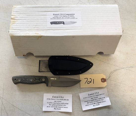 Entrek USA Made Knife "Companion"