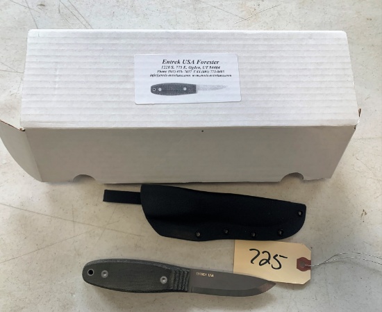 Entrek USA Made Knife "Forester"