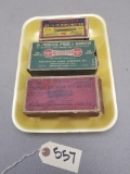 (3) Vintage Ammo Boxes with Ammo