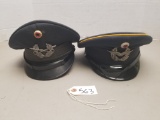 (2) Vintage German Military Hats