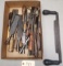Assorted Wood Chisels & Lathe Tools