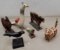 (6) Folk Art Signed Wood Carvings