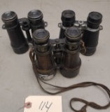 3-Early Field Glass Binoculars