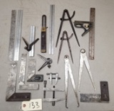 Assortment of Vintage Drafting Tools