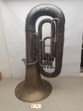 Large Brass Marked Tuba
