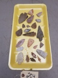 (23) Assorted Early American Arrowheads