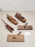 (5) Vintage Wooden Planes